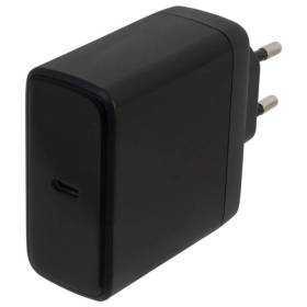 Cargador de Pared GaN Fonestar POWER-C-100/ 1xUSB Tipo-C/ 100W/ Negro