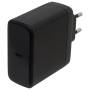 Cargador de Pared GaN Fonestar POWER-C-100/ 1xUSB Tipo-C/ 100W/ Negro