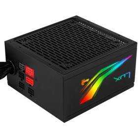 Fuente de Alimentación Aerocool LUX RGB 550M/ 550W/ Ventilador 12cm/ 80 Plus Bronze
