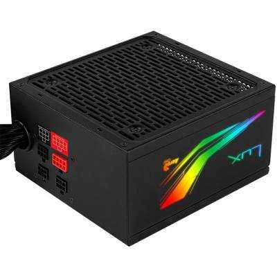 Fuente de Alimentación Aerocool LUX RGB 550M/ 550W/ Ventilador 12cm/ 80 Plus Bronze