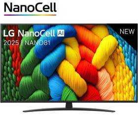 Televisor LG NanoCell 55NANO81A6A 55'/ Ultra HD 4K/ Smart TV/ WiFi