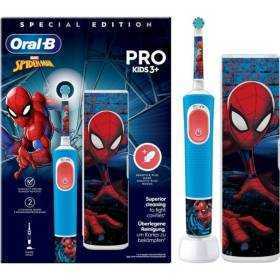 Cepillo Dental Oral-B Pro Kids 3 Spiderman Especial Edition/ Incluye 1 Recambio y estuche de viaje