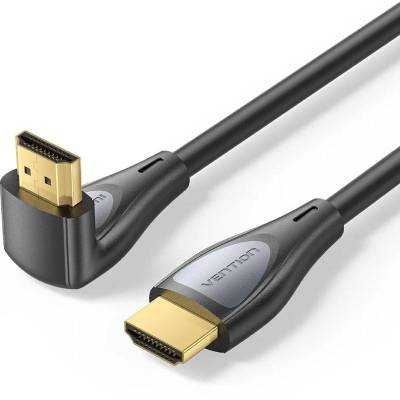 Cable HDMI 2.0 4K Acodado Vention ALQBG/ HDMI Macho - HDMI Macho/ 1.5m/ Negro