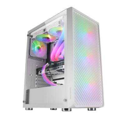 Caja Gaming Semitorre Mars Gaming MC-F/ Blanca