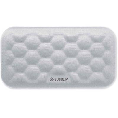 Reposamuñecas Subblim Ergo AirPadding/ Plateado