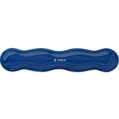 Reposamuñecas Subblim Ergo Cristal Flex/ Azul Oscuro