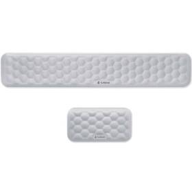 Pack de 2 Reposamuñecas Subblim Ergo AirPadding/ Plateadas