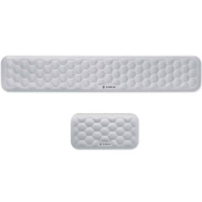 Pack de 2 Reposamuñecas Subblim Ergo AirPadding/ Plateadas