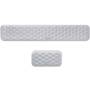 Pack de 2 Reposamuñecas Subblim Ergo AirPadding/ Plateadas