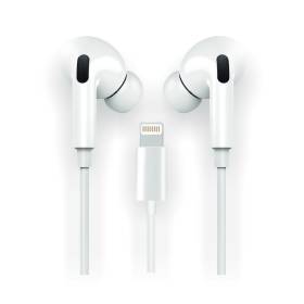 Auriculares Intrauditivos Tech One Tech earTECH HOP TEC1202/ con Micrófono/ Lightning/ Blancos
