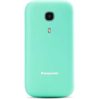 Teléfono Móvil Panasonic KX-TU400EXC para Personas Mayores/ Turquesa
