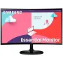 Monitor Profesional Curvo Samsung Essential Monitor S3 S24C360EAU/ 24'/ Full HD/ Negro