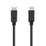 Cable DisplayPort 1.2 4K Aisens A124-0388/ DisplayPort Macho - DisplayPort Macho/ Hasta 5W/ 2300Mbps/ 10m/ Negro