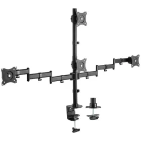 Soporte de Mesa para 4 Monitores y TV Aisens DT27TSR-379/ Giratorio/ Inclinable/ hasta 8kg