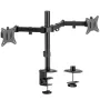 Soporte de Mesa para 2 Monitores o TV Aisens DT32TSR-149/ Giratorio/ Inclinable/ hasta 9kg