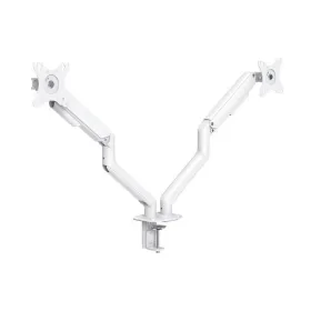 Soporte de Mesa para 2 Monitores TooQ DB4132TNR-W/ Giratorio/ Inclinable/ hasta 9kg