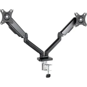 Soporte de Mesa para 2 Monitores TooQ DB5132TNR-B/ Giratorio/ Inclinable/ hasta 9kg