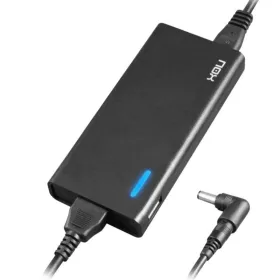 Cargador de Portátil Nox NXPWR90NB/ 1xUSB/ 90W/ Automático/ 10 Conectores/ Voltaje 15-20V