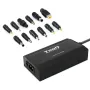 Cargador de Portátil TooQ TQLC-100BS01M/ 1xUSB/ 100W/ Manual/ 12 Conectores/ Voltaje 12-24V