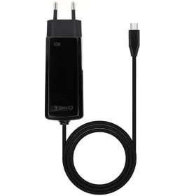 Cargador de Portátil GaN TooQ TQLC-USBCGAN65PD-C USB Tipo-C/ 65W/ Automático/ Voltaje 5-20V