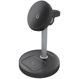Base de carga Inalámbrica Aisens ASCH-15W3WC066-BK/ 15W/ Negro
