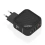 Cargador de Pared GaN Aisens ASCH-100W4P029-BK/ 3xUSB Tipo-C/ 1x USB/ 100W