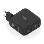 Cargador de Pared GaN Aisens ASCH-140W3P031-BK/ 2xUSB Tipo-C/ 1xUSB/ 140W