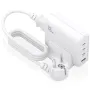 Cargador Sobremesa GaN Aisens ASCH-140W4P055-W/ 3xUSB Tipo-C/ 1xUSB/ 140W