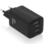 Cargador de Pared GaN Aisens ASCH-65W3P042-BK/ 2xUSB Tipo-C/ 1xUSB/ 65W