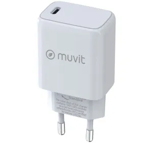 Cargador de Pared Muvit For Change MCACC0014/ 1xUSB Tipo-C/ 30W
