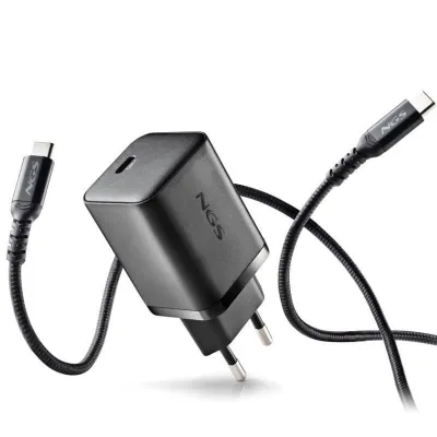 Cargador de Pared GaN NGS Bud 65W/ 1xUSB Tipo-C/ 65W