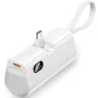 Powerbank 4800mAh Vention FHQW0/ 22.5W/ Blanca/ Incluye Cable USB Tipo-C y Lightning