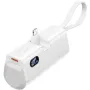 Powerbank 4800mAh Vention FHRW0/ 22.5W/ Blanca/ Incluye Cable USB Tipo-C y Lightning