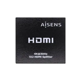Duplicador HDMI Aisens A123-0506/ 2x HDMI Hembra/ HDMI Macho - USB Hembra