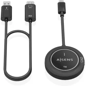 Adaptador/Transmisor de vídeo inalámbrico USB Tipo-C - HDMI Aisens ASWL-H2KC30M003-BK