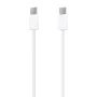 Cable USB 2.0 Tipo-C Aisens A107-0855/ USB Tipo-C Macho - USB Macho/ Hasta 60W/ 480Mbps/ 1m/ Blanco