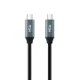 Cable USB 3.2 Tipo-C Nanocable 10.01.4303/ USB Tipo-C Macho - USB Tipo-C Macho/ 3m/ Gris y Negro