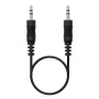Cable Estéreo Nanocable 10.24.0120/ Jack 3.5 Macho - Jack 3.5 Macho/ 20m/ Negro