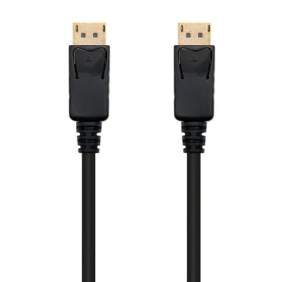 Cable DisplayPort 1.2 4K Nanocable 10.15.2300/ DisplayPort Macho - DisplayPort Macho/ 50cm/ Negro