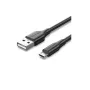 Cable USB 2.0 Vention CTIBH/ USB Macho - MicroUSB Macho/ Hasta 60W/ 480Mbps/ 2m/ Negro