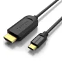 Cable Conversor HDMI 1.4 4K Vention CGUBF/ USB Tipo-C Macho - HDMI Macho/ 1m/ Negro