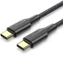 Cable USB 2.0 Tipo-C 3A Vention TAUBG/ USB Tipo-C Macho - USB Tipo-C Macho/ 480Mbps/ 1.5m/ Negro