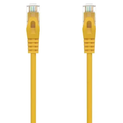 Cable de Red RJ45 AWG24 UTP Aisens A145-0565 Cat.6A/ LSZH/ 50cm/ Amarillo