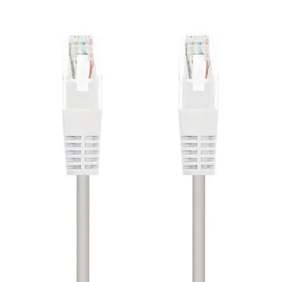 Cable de Red RJ45 UTP Nanocable 10.20.0101-W Cat.5e/ 1m/ Blanco
