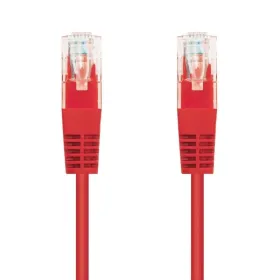 Cable de Red RJ45 UTP Nanocable 10.20.0401-R Cat.6/ 1m/ Rojo
