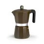 Cafetera Italiana Induction Cream M671012/ 12 Tazas/ Marrón