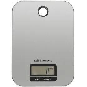 Báscula de Cocina Electrónica Orbegozo PC 1019/ hasta 5kg/ Plata