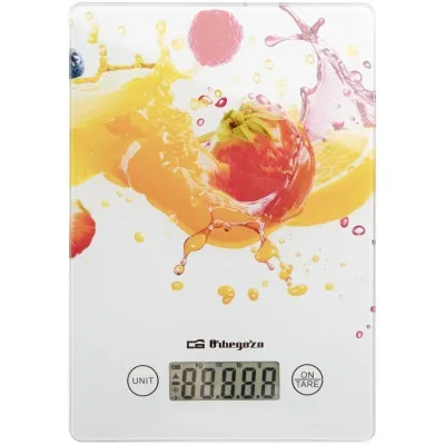 Báscula de Cocina Electrónica Orbegozo PC 1023/ hasta 5 kg/ Blanca