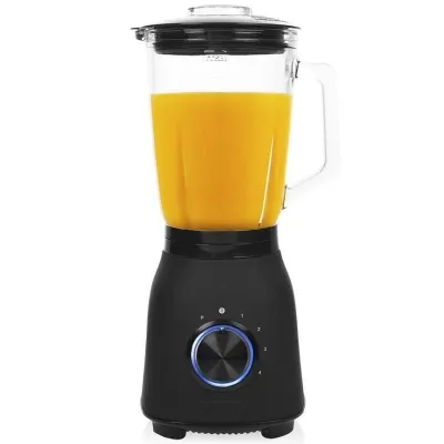 Batidora de vaso Princess Black Steel 212092/ 1000W/ 4 Velocidades/ Capacidad 1.5L