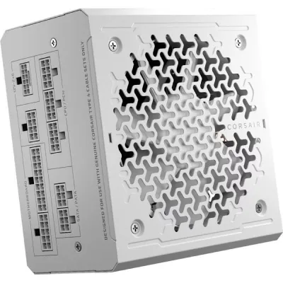Fuente de Alimentación Corsair RM1000/ 1000W/ Ventilador 12cm/ Cybenetics Gold/ ATX 3.1/ PCIe 5.1/ Blanca